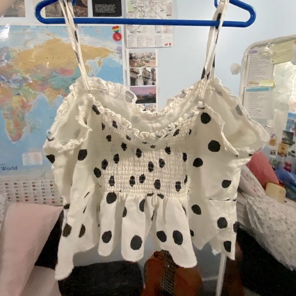 UO Polka Dot Tank Top - Picture 2 of 3